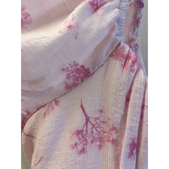 Arula Pink Short sleeve romper 1X - Picture 2 of 6